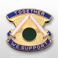 US Army Unit Crest: 423rd Support Battalion - OBSOLETE! AVAILABLE WHILE SUPPLIES LAST! - Motto: TOGETHER WE SUPPORT