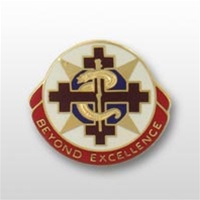 US Army Unit Crest: 6250th Hospital - Motto: BEYOND EXCELLENCE