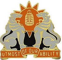 US Army Unit Crest: 35th Signal Brigade - Motto: UTMOST OF OUR ABILITY