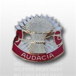 US Army Unit Crest: 4th Air Defense Artillery - Motto: AUDACIA