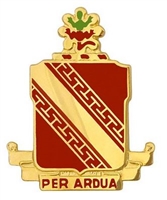 US Army Unit Crest: 44th Air Defense Artillery - Motto: PER ARDUA