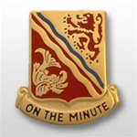 US Army Unit Crest: 37th Field Artillery - Motto: ON THE MINUTE
