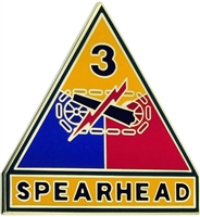 US Army Unit Crest: 3rd Armored Division - Motto: SPEARHEAD