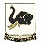 US Army Unit Crest: 64th Armor Regiment - Motto: WE PIERCE