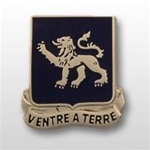 US Army Unit Crest: 68th Armor Regiment - Motto: VENTRE A TERRE