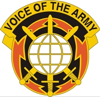 US Army Unit Crest: Network Ent Tech Command (9th Signal) - Motto: VOICE OF THE ARMY