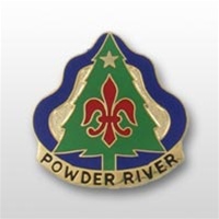 US Army Unit Crest: 91st Division Training Support (USAR) - Motto: POWDER RIVER