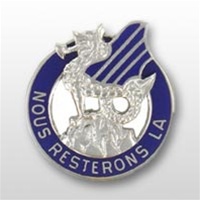 US Army Unit Crest: 3rd Infantry Division - Motto: NOUS RESTERONS LA