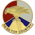 US Army Unit Crest: 79th Army Reserve Command - Motto: TO DO FOR COUNTRY