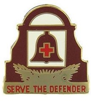 US Army Unit Crest: 349th General Hospital (USAR) - Motto: SERVE THE DEFENDER