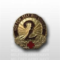 US Army Unit Crest: 2nd General Hospital - Motto: NOT FOR SELF BUT OTHERS