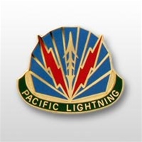 US Army Unit Crest: Military Police Brigade - Hawaii - Motto: PACIFIC LIGHTING