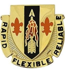 US Army Unit Crest: 67th Signal Battalion - Motto: RAPID FLEXIBLE RELIABLE