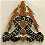 US Army Unit Crest: 366th Signal Battalion - Motto: SIGNAL COMBAT SUPPORT