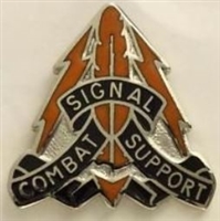 US Army Unit Crest: 366th Signal Battalion - Motto: SIGNAL COMBAT SUPPORT