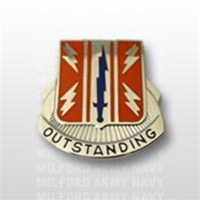 US Army Unit Crest: 44th Signal Battalion - Motto: OUTSTANDING