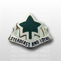 US Army Unit Crest: 4th Infantry Division - Motto: STEADFAST AND LOYAL