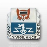 US Army Unit Crest: 302nd Military Intelligence Battalion - Motto: LOYALTY VIGILANCE PRIDE
