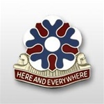US Army Unit Crest: 704th Military Intelligence Brigade - Motto: HERE AND EVERYWHERE
