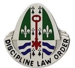 US Army Unit Crest: 204th Military Police Battalion - Motto: DISCIPLINED LAW ORDER