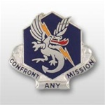 US Army Unit Crest: 83rd Chemical Battalion - Motto: CONFRONT ANY MISSION