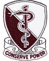 US Army Unit Crest: 68th Medical Group - Motto: CONSERVE POWER