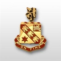 US Army Unit Crest: 11th Field Artillery - Motto: ON TIME