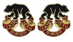 US Army Unit Crest: 6th Air Defense Artillery - Motto: Certo Dirigo ICTU (L&R)