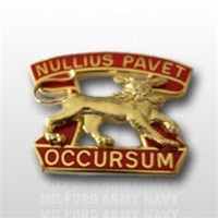 US Army Unit Crest: 7th Air Defense Artillery ( L & R ) - Motto: NULLIUS PAVET OCCURSUM