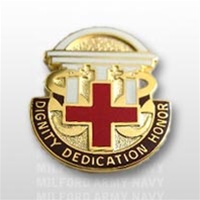 US Army Unit Crest: Eisenhower Medical Center - Motto: DIGNITY DEDICATION HONOR