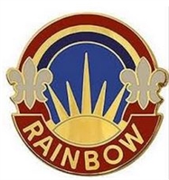 US Army Unit Crest: 42nd Infantry Division - Motto: RAINBOW