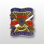 US Army Unit Crest: 7th Army Reserve Command - Motto: ALL READY ALREADY HERE