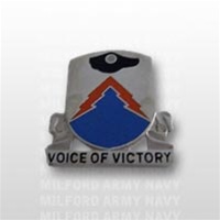 US Army Unit Crest: 24th Signal Battalion - Motto: VOICE OF VICTORY