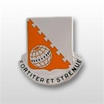 US Army Unit Crest: 30th Signal Battalion - Motto: FORTITER ET STRENUE