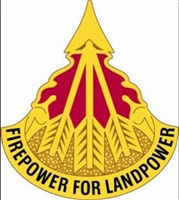 US Army Unit Crest: 391st Support Battalion - Motto: FIREPOWER FOR LANDPOWER