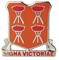 US Army Unit Crest: 447th Signal Battalion - Motto: SIGNA VICTORIAE