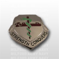 US Army Unit Crest: 45th Support Battalion - Motto: STRENGTH CONQUERS