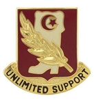 US Army Unit Crest: 105th Training and Support Group - Motto: UNLIMITED SUPPORT