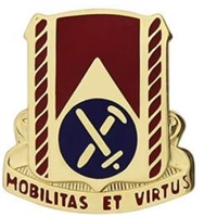 US Army Unit Crest: 710th Support Battalion - Motto: MOBILITAS ET VIRTUS