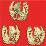 US Army Unit Crest: Headquarters Company ( 2L & 1R ) Set of 3 pcs. - NO MOTTO