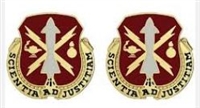 US Army Unit Crest: Missile & Munitions Center & School - Motto: SCIENTIA AD JUSTITIAM
