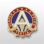 US Army Unit Crest:  US Army Central - Motto: SEMPER PRIMA TERTIA