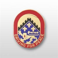 US Army Unit Crest: 44th Support Battalion - Motto: DRIVING FOR PEACE