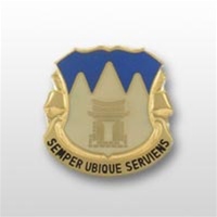 US Army Unit Crest: 540th Support Battalion - Motto: SEMPER UBIQUE SERVIENS