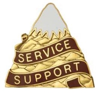 US Army Unit Crest: 651st Support Group - Motto: SERVICE SUPPORT