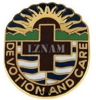 US Army Unit Crest: DENTAC Panama - Motto: DEVOTION AND CARE