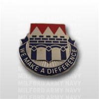 US Army Unit Crest: 417th Support Battalion - Motto: WE MAKE A DIFFERENCE