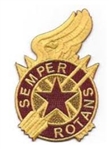 US Army Unit Crest: 37th Transportation Group - Motto: SEMPER ROTANS