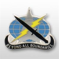 US Army Unit Crest: 743rd Military Intelligence Battalion - Motto: BEYOND ALL BOUNDARIES