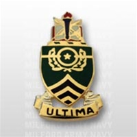 US Army Unit Crest: Sergeants Major Academy - OBSOLETE! AVAILABLE WHILE SUPPLIES LAST! Motto: ULTIMA